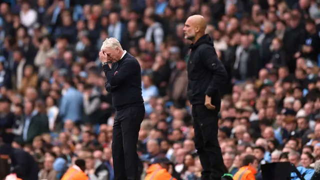 Daivd Moyes managing Manchester City