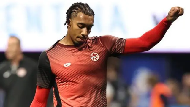 Canada striker Theo Bair