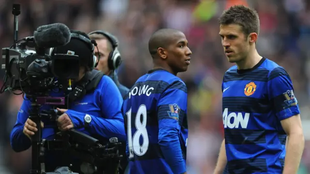 Ashley Young and Michael Carrick