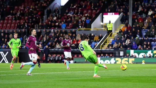 Harry Wilson of Fulham scores his team's third goal