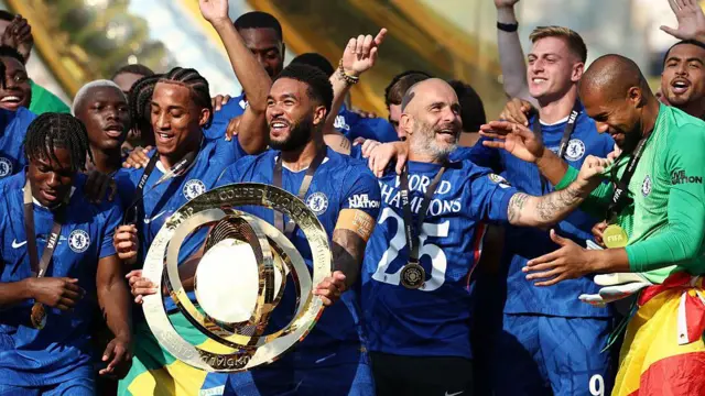 Reece James lift Fifa Club World Cup trophy