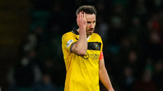 Ryan McGowan looks dejected