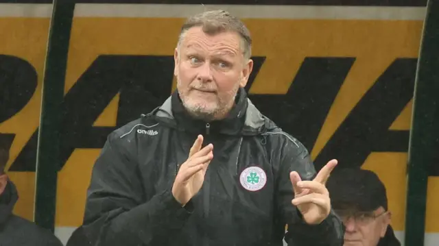 Cliftonville manager Jim Magilton