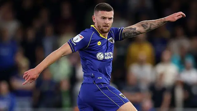 Josh Kelly playing for AFC Wimbledon