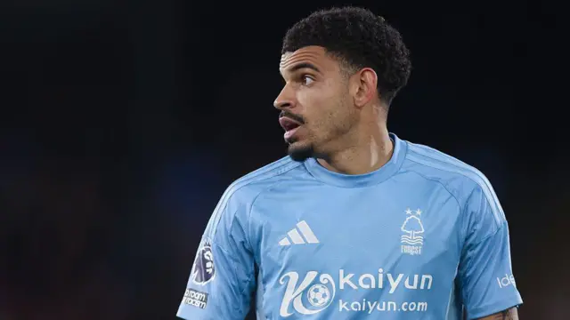 Morgan Gibbs-White playing for Nottingham Forest