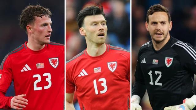 Nathan Broadhead, Kieffer Moore and Danny Ward