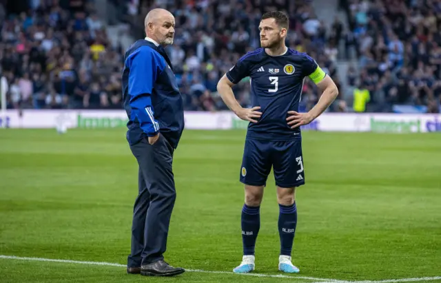 Steve Clarke and Andy Robertson