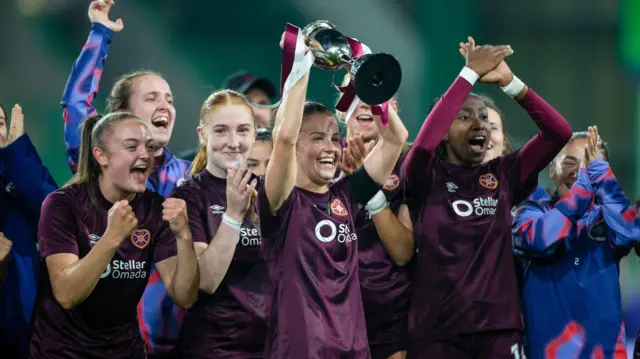 Hearts lifted the first Capital Cup of the 24-25 season