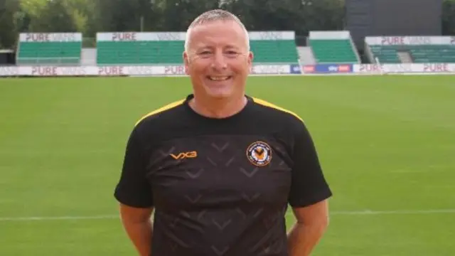 Norman Parselle in Newport training kit
