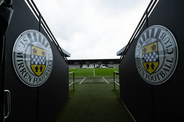 St Mirren Stadium before kick-off