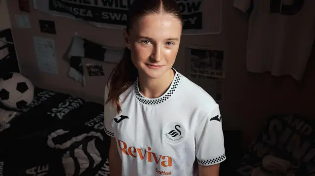 Swansea City's new home shirt