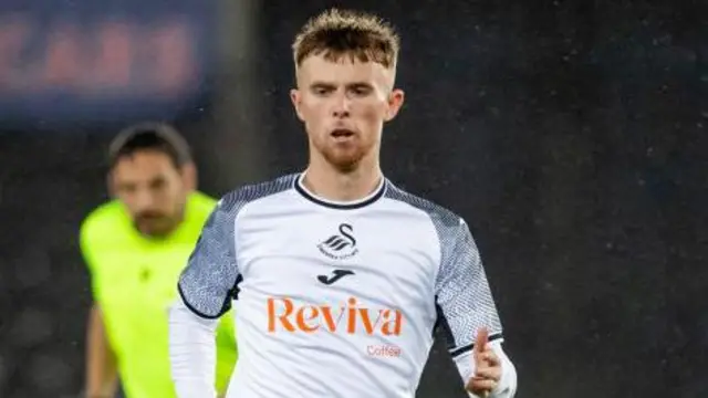 Liam Smith playing for Swansea Under-21s last season