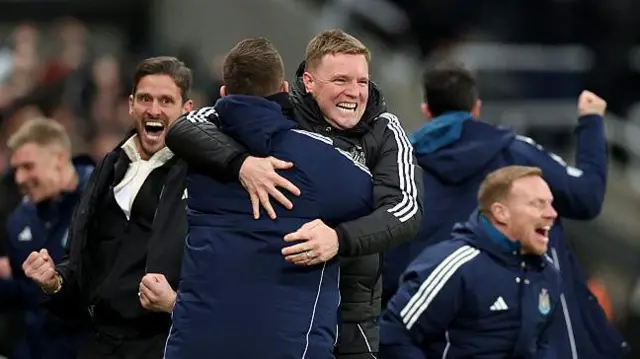 Eddie Howe celebration