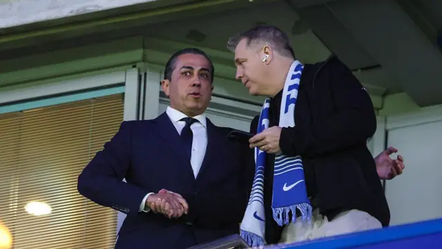 Chelsea co-owners Behdad Eghbali and Todd Boehly