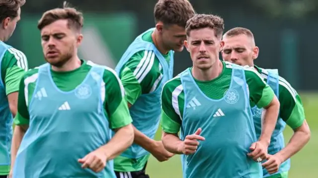The Celtic squad began pre-season training last week