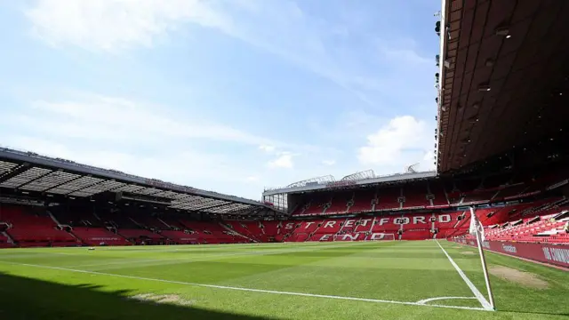 General view of Old Trafford