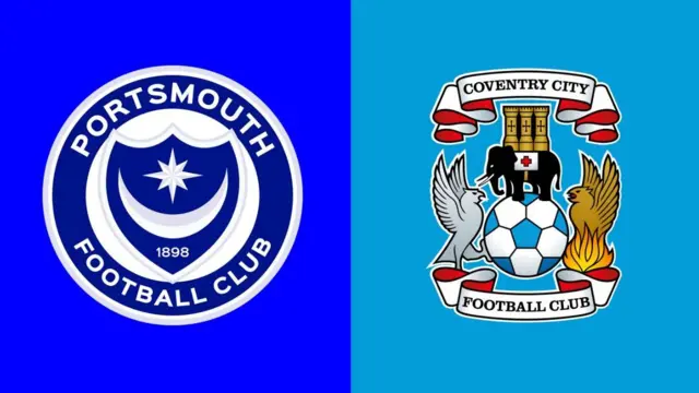 Portsmouth and Coventry badges