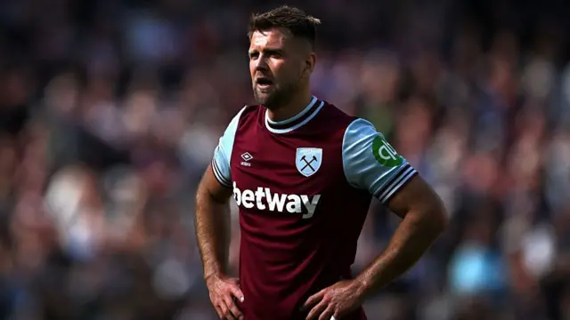 Fullkrug in action for West Ham 