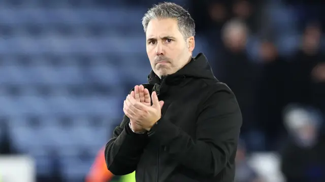Marti Cifuentes applauds Leicester fans