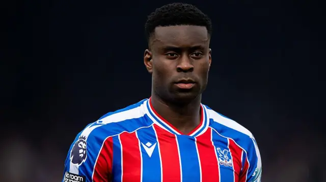 Marc Guehi of Crystal Palace looks on during the Premier League match between Crystal Palace and Liverpool