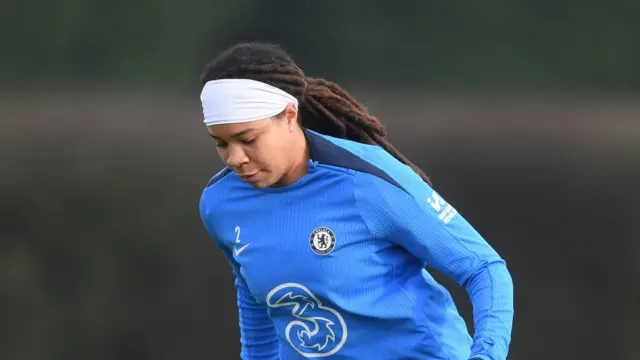 Mia Fishel in training last month