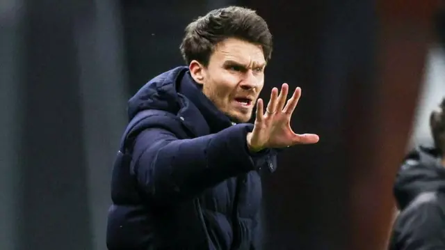 Rangers head coach Danny Rohl during a William Hill Premiership match between Rangers and Aberdeen at Ibrox Stadium, on January 06, 2026, in Glasgow, Scotland. 