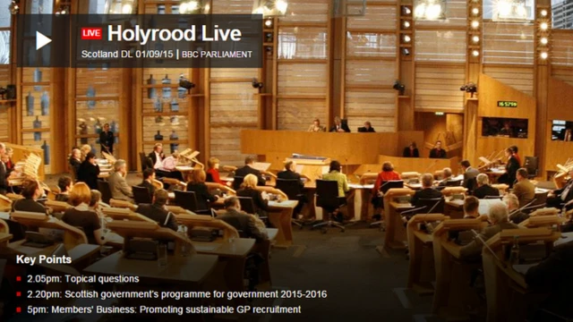 Holyrood Live front page