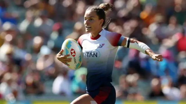 Jaz Joyce-Butchers in action for GB Sevens