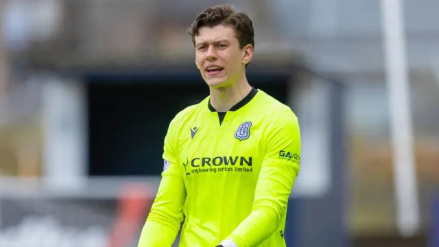 Dundee goalkeeper Jon McCracken