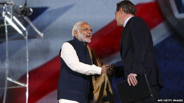 Modi and Cameron