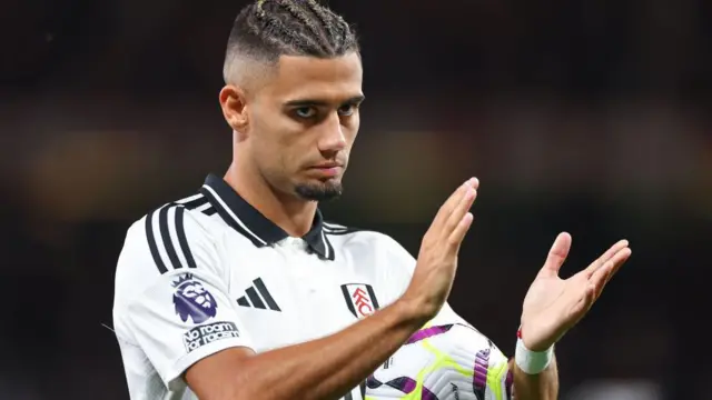 Andreas Pereira applauds