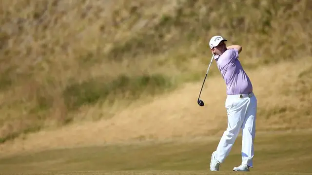 Branden Grace hits his tee shot