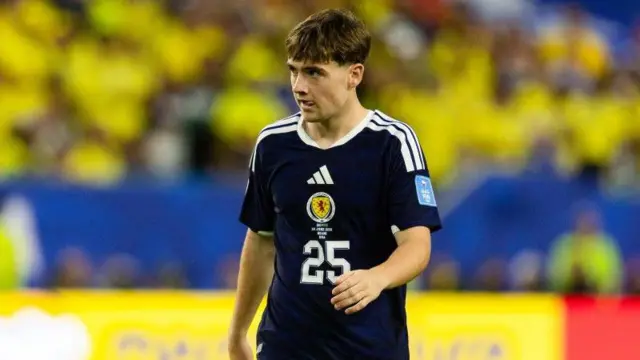 Findlay Curtis was at the World Cup with Scotland