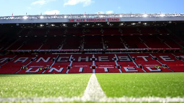 General view of Old Trafford