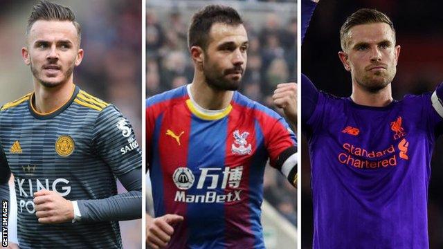 James Maddison, Luka Milivojevic, Jordan Henderson