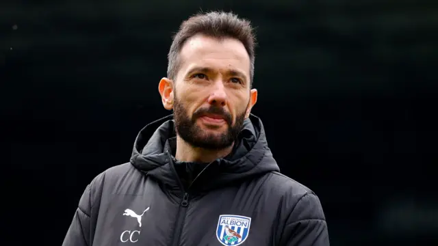 West Bromwich Albion head coach Carlos Corberan.