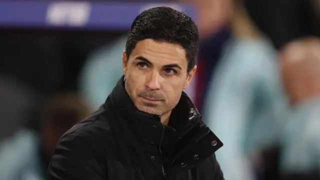 Mikel Arteta Manager of Arsenal during the Premier League match between Crystal Palace FC and Arsenal FC at Selhurst Park on December 21, 2024