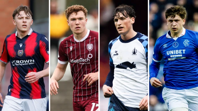 Luke Graham, Findlay Marshall, Barney Stewart and Mikey Moore