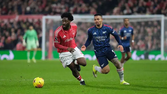 Ola Aina in action against Arsenal