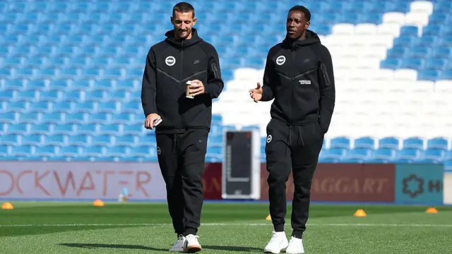 Lewis Dunk and Danny Welbeck