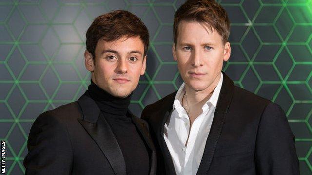 Tom Daley and Dustin Lance Black