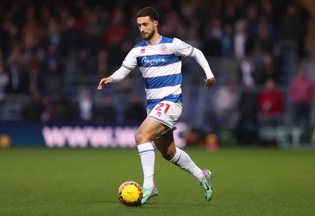 Ziyad Larkeche in action for QPR