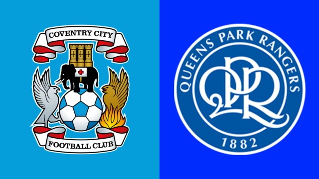 Coventry City and Queens Park Rangers club badges