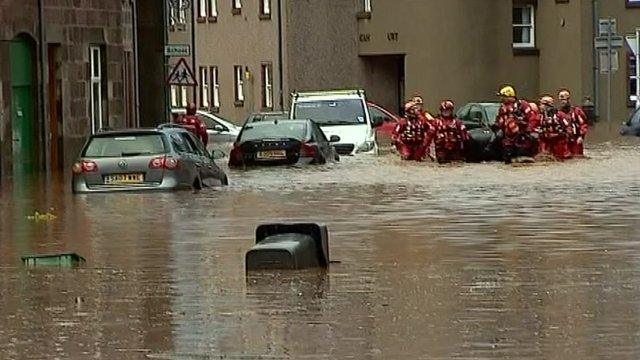 Stonehaven flood