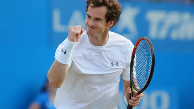 Andy Murray wins