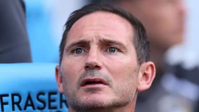 Frank Lampard watching his side