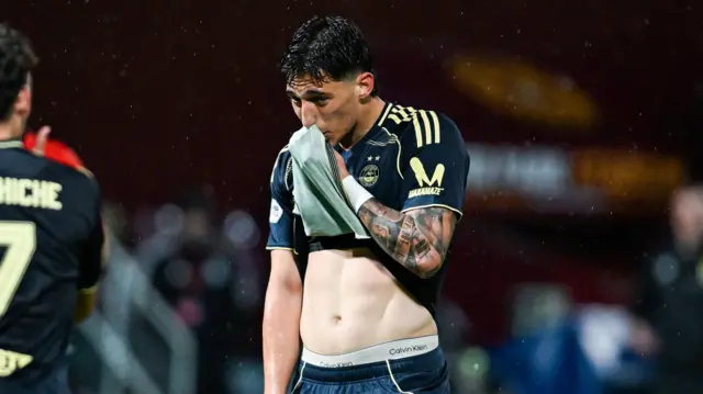 Marko Lazetic looks dejected