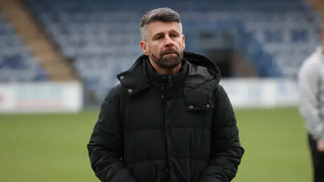 St Mirren manager Stephen Robinson