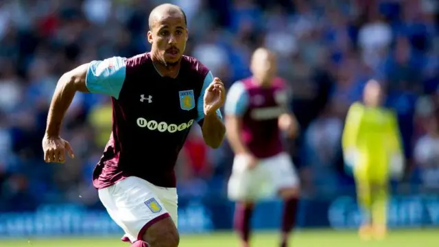 Gabriel Agbonlahor in action when an Aston Villa player