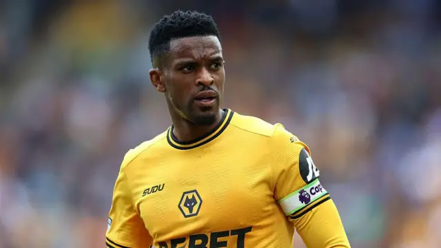 Nelson Semedo of Wolverhampton Wanderers looks on